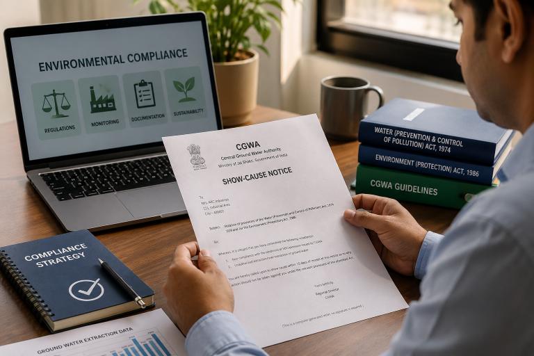Navigating Environmental Compliance: How to Handle a CGWA Show-Cause Notice Proactively